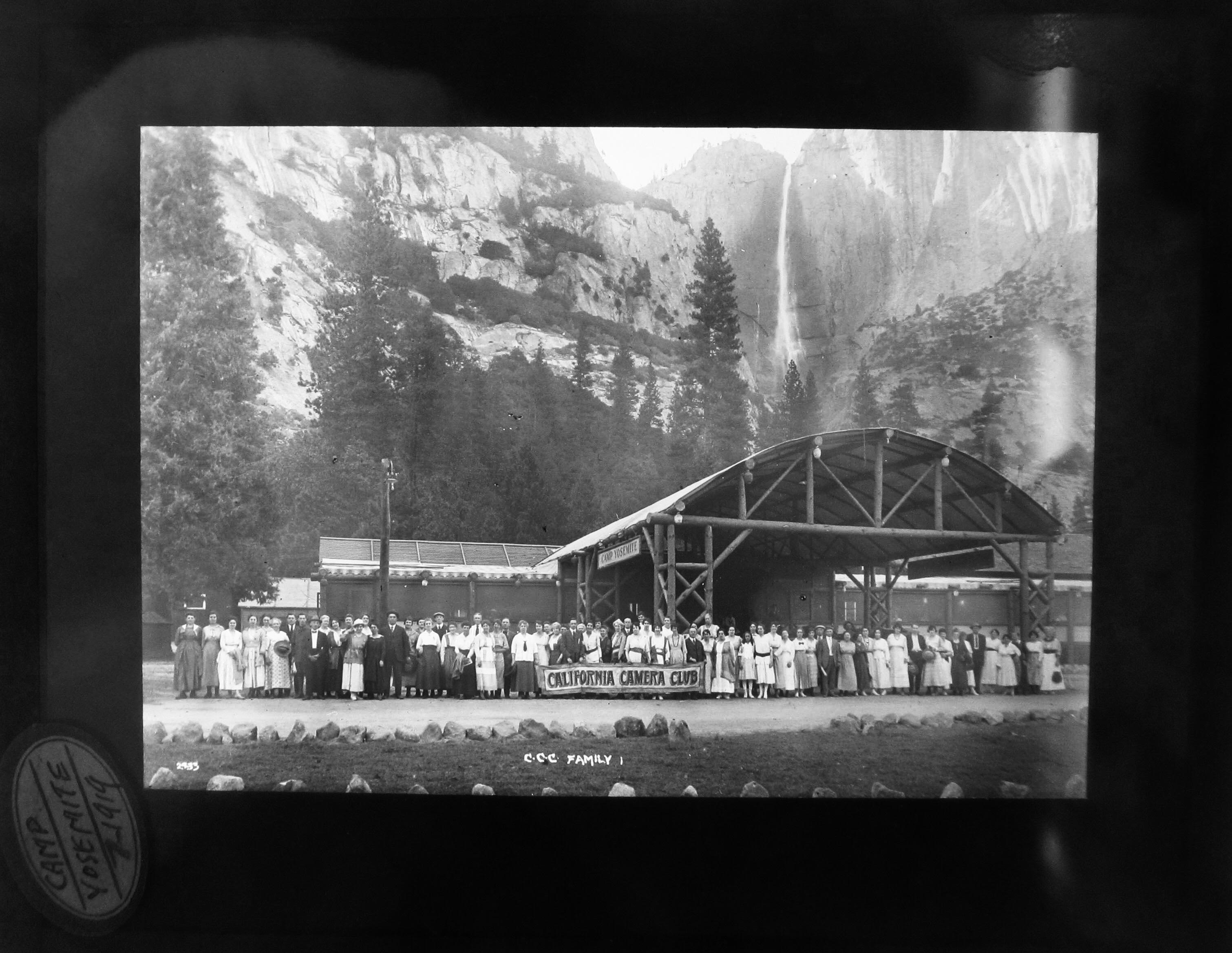 [California Camera Club at Yosemite], 1910s, Collection of California Camera Club Lantern Slides, Los Angeles Public Library.